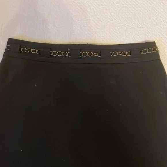 Adrienne Vittadini Black Career Skirt Sz 8P - Picture 2 of 10